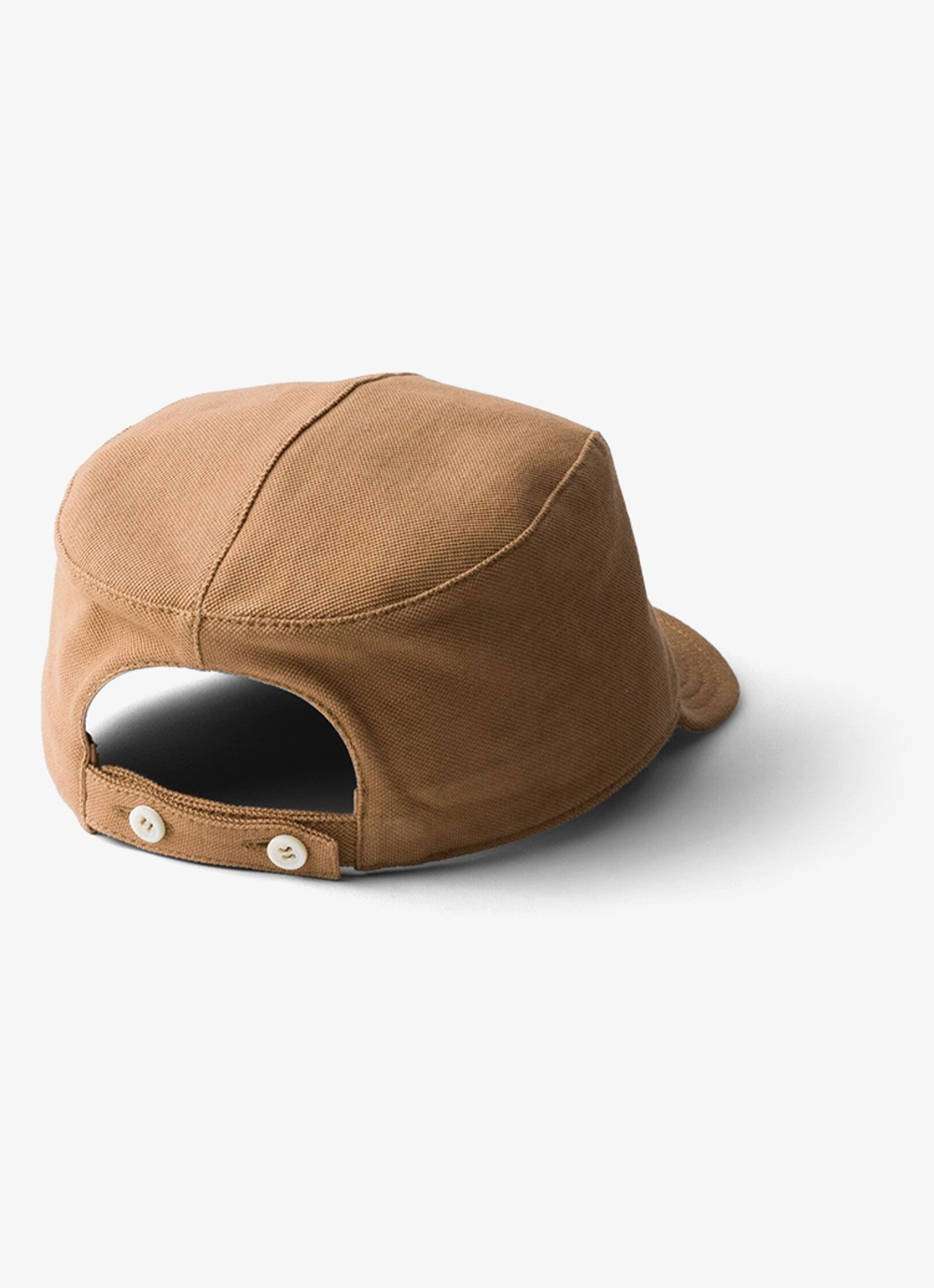 Prada Baseball pet met borduring - achterkant 2 camel