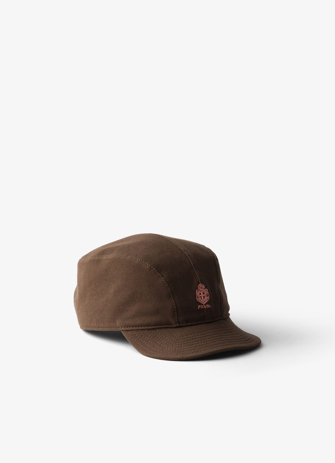 Prada Baseball pet met borduring - voorkant naturel