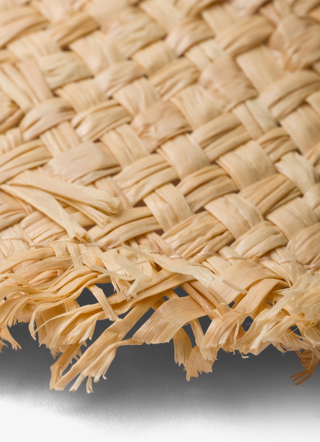 Prada Baseball pet van raffia - detail 2 beige