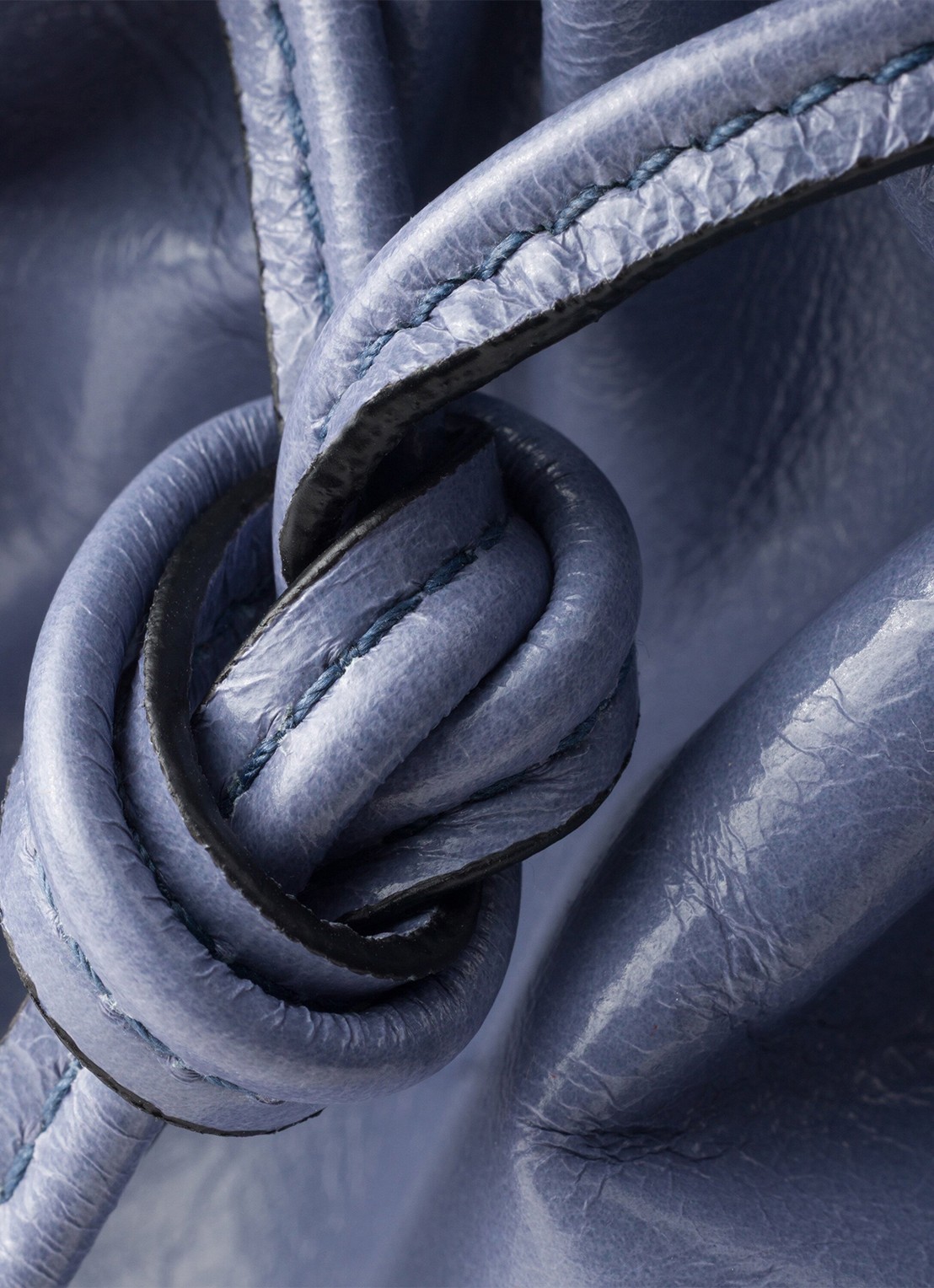 Prada Bonnie Large schoudertas van kalfsleer - detail 4 staalblauw