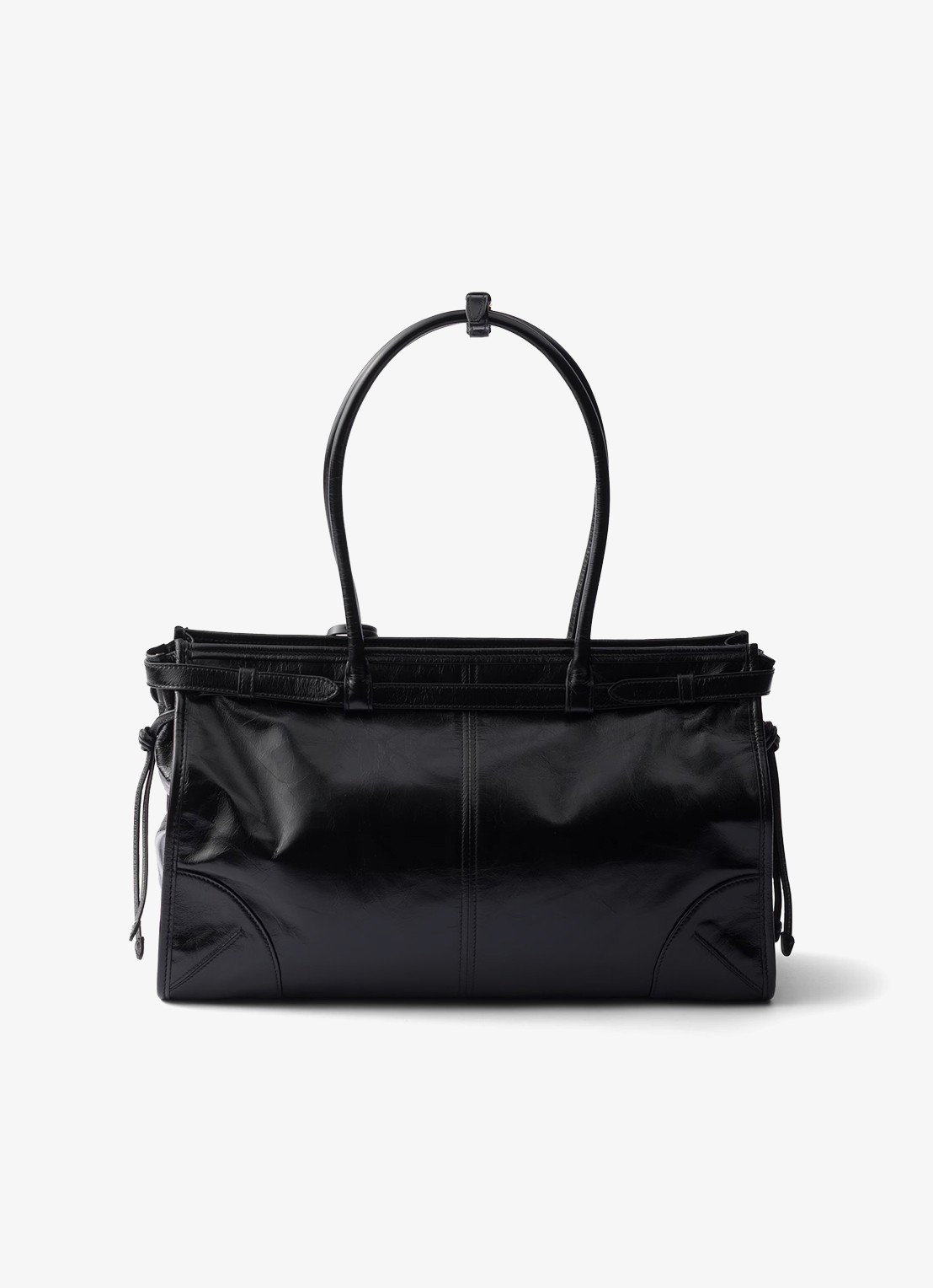 Prada Bonnie Large schoudertas van kalfsleer - achterkant 2 zwart