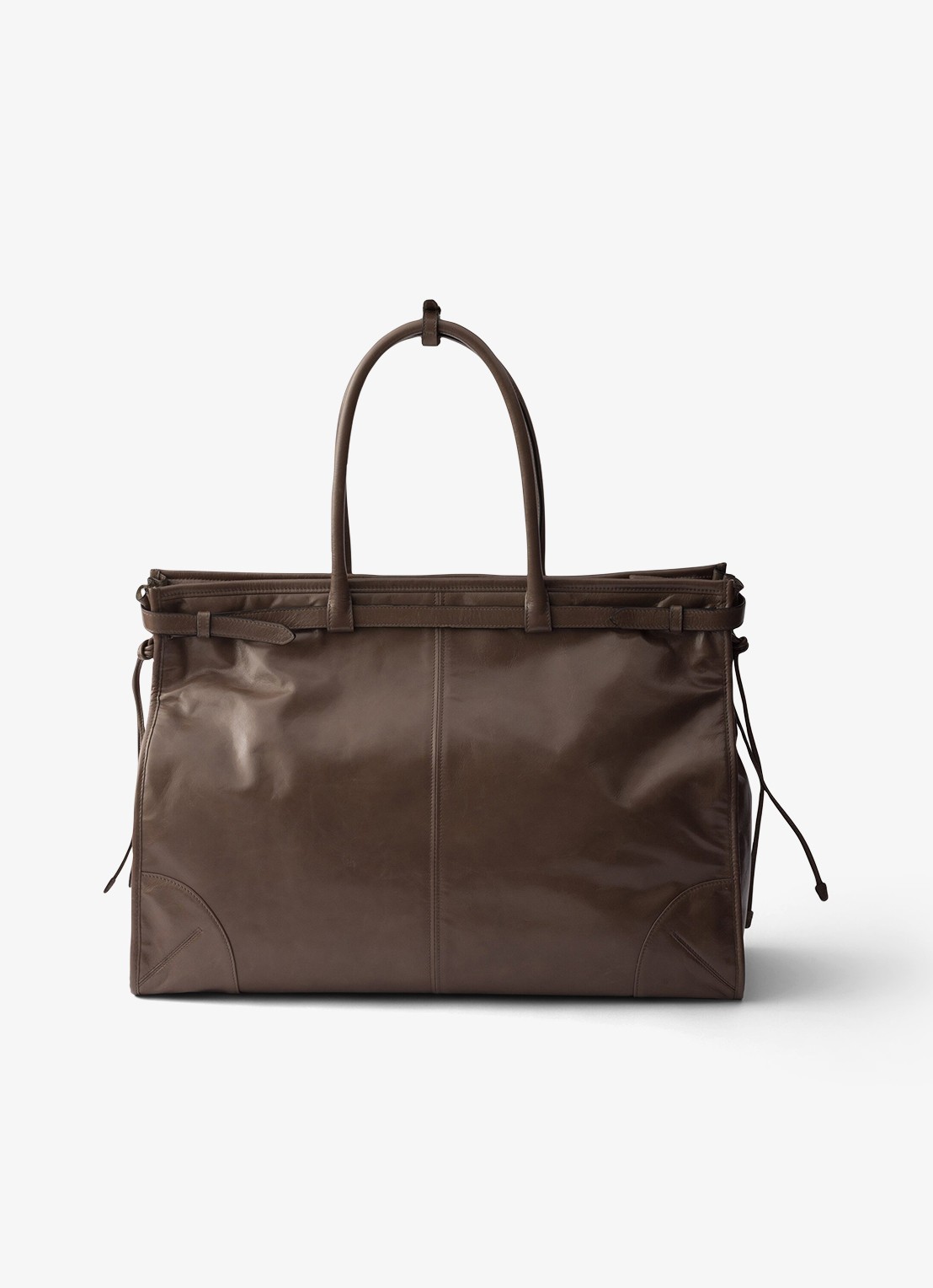 Prada Bonnie Large schoudertas van kalfsleer - achterkant 3 taupe