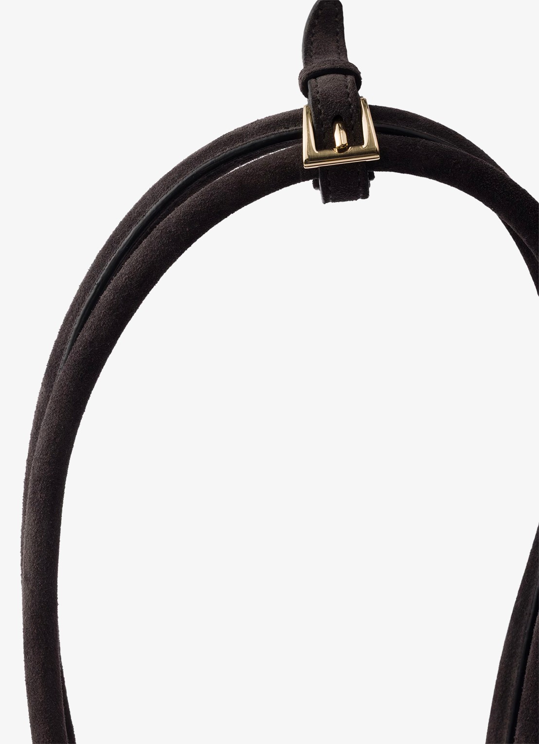 Prada Bonnie Medium handtas van kalfssuède - detail 4 taupe