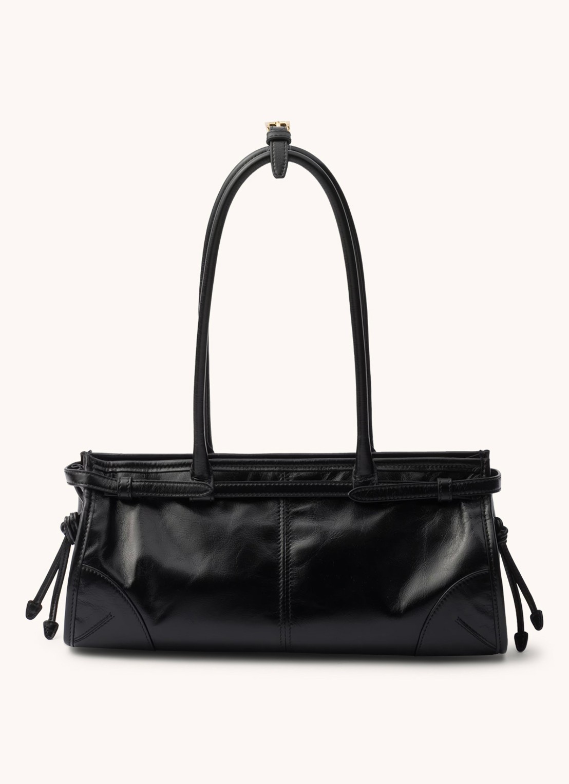 Prada Bonnie Medium schoudertas van kalfsleer - achterkant 9 zwart