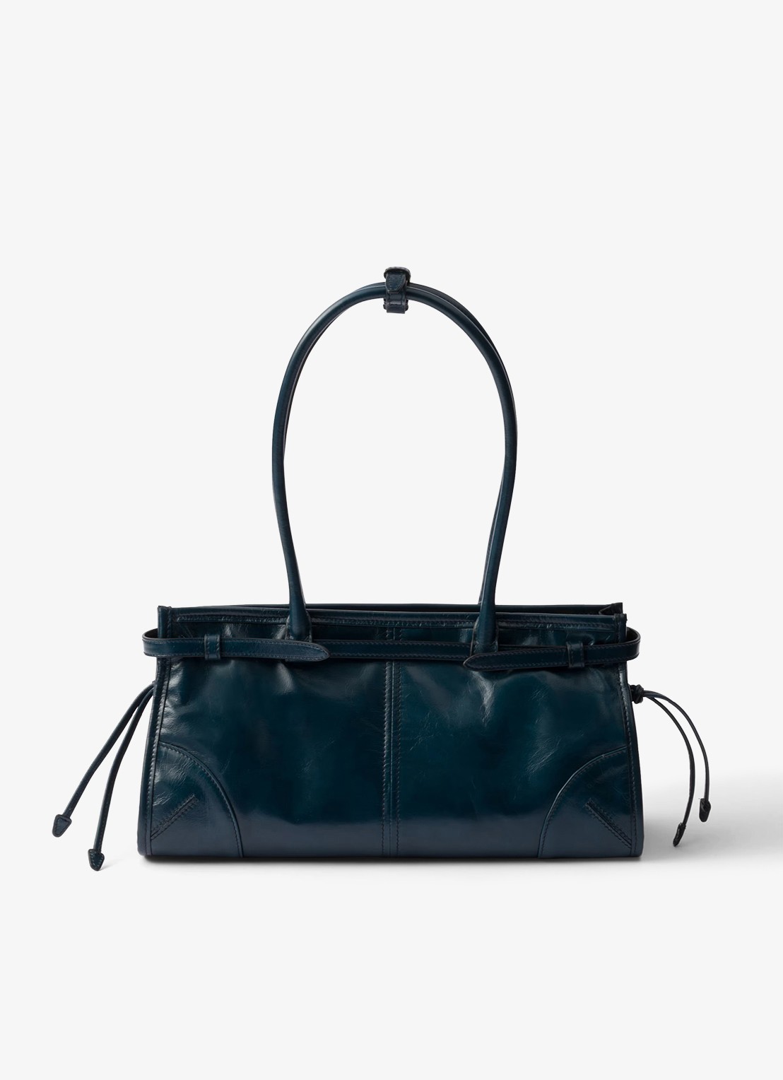 Prada Bonnie Medium schoudertas van kalfsleer - achterkant 9 petrol
