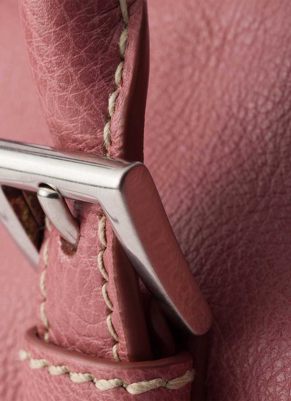 Prada Bonnie Medium schoudertas van kalfsleer - detail 4 oudroze