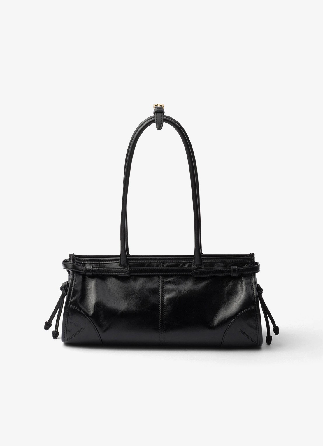 Prada Bonnie Medium schoudertas van kalfsleer - achterkant 10 zwart