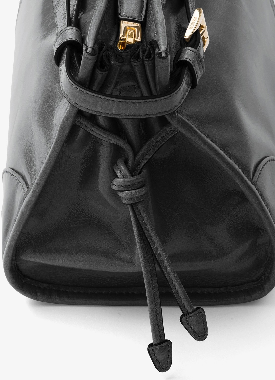 Prada Bonnie Medium schoudertas van kalfsleer - detail 4 zwart