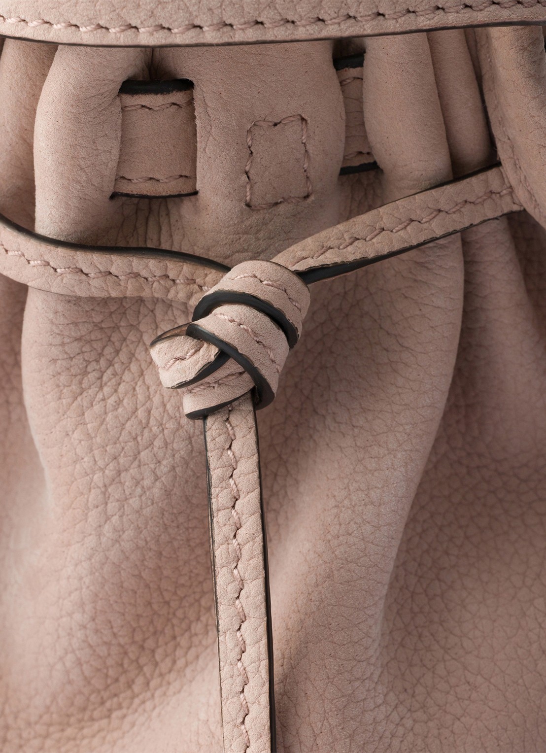 Prada Bonnie Medium schoudertas van nubuck - detail 2 oudroze