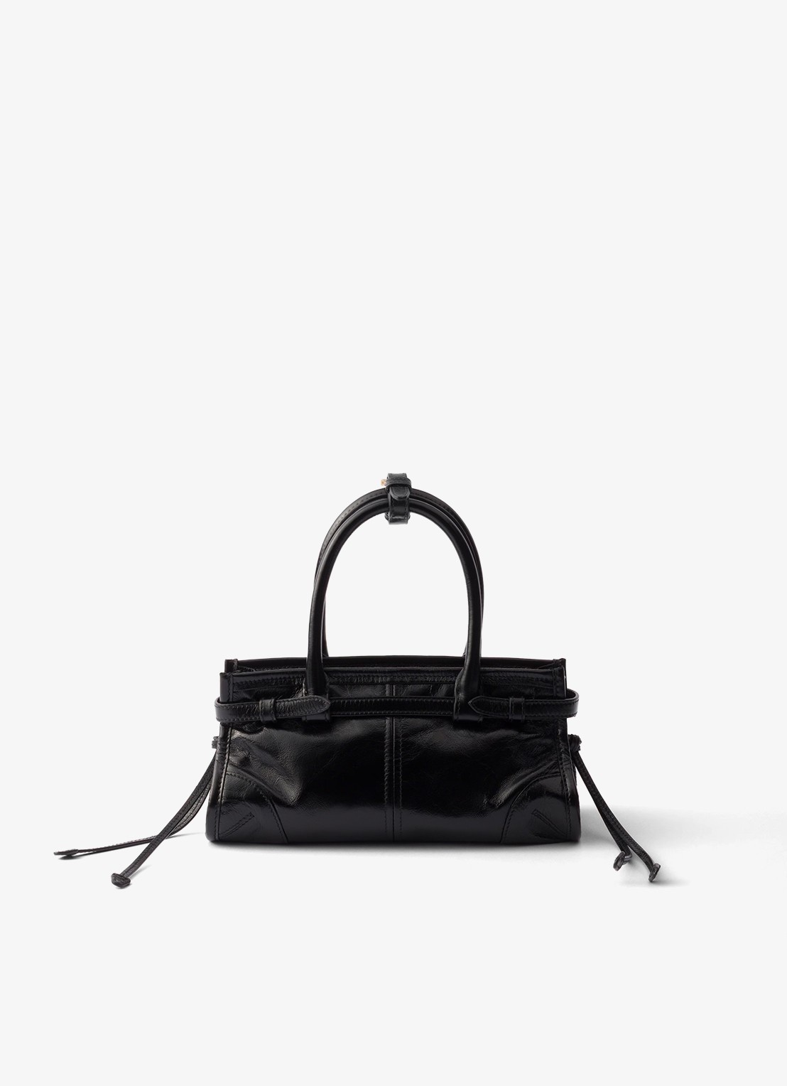 Prada Bonnie Mini handtas van kalfsleer - achterkant 6 zwart