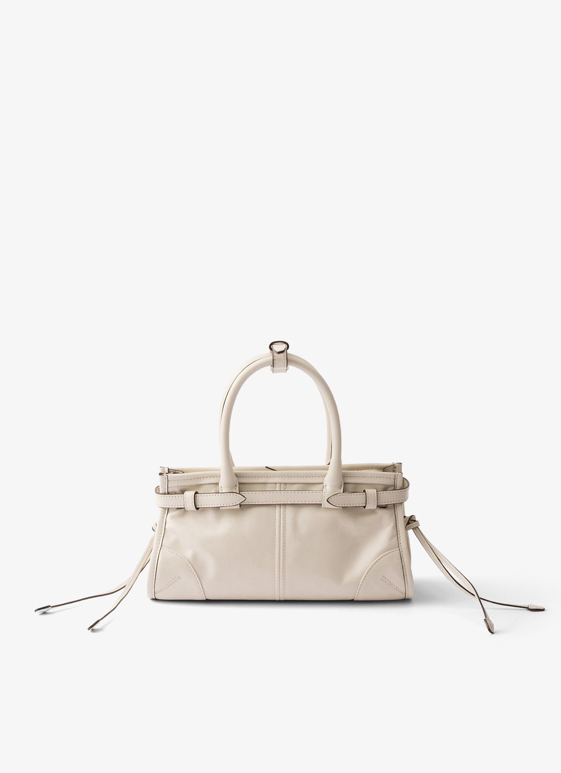 Prada Bonnie Mini handtas van kalfsleer - achterkant 7 wit