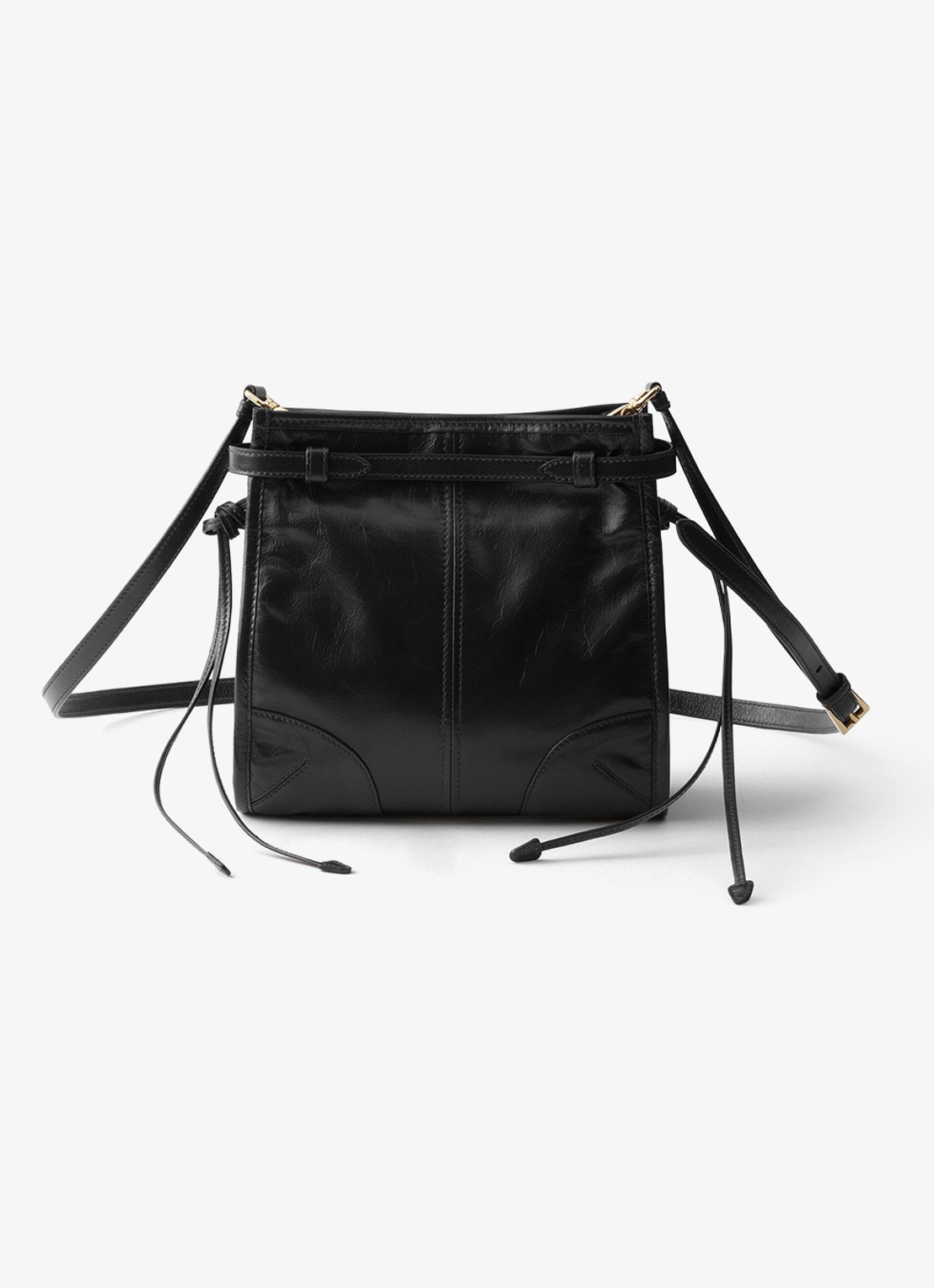 Prada Bonnie Mini schoudertas van kalfsleer - achterkant 6 zwart