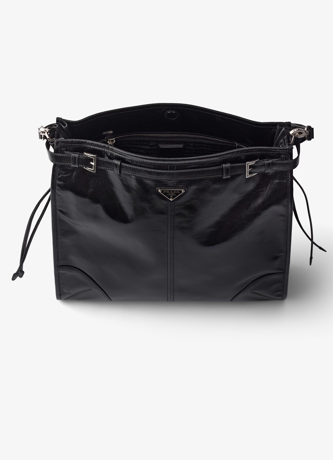 Prada Bonnie schoudertas van kalfsleer - detail 3 zwart