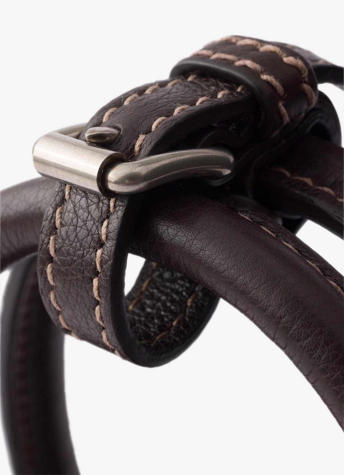 Prada Bonnie Small handtas van corduroy met leren details - detail 3 donkerbruin