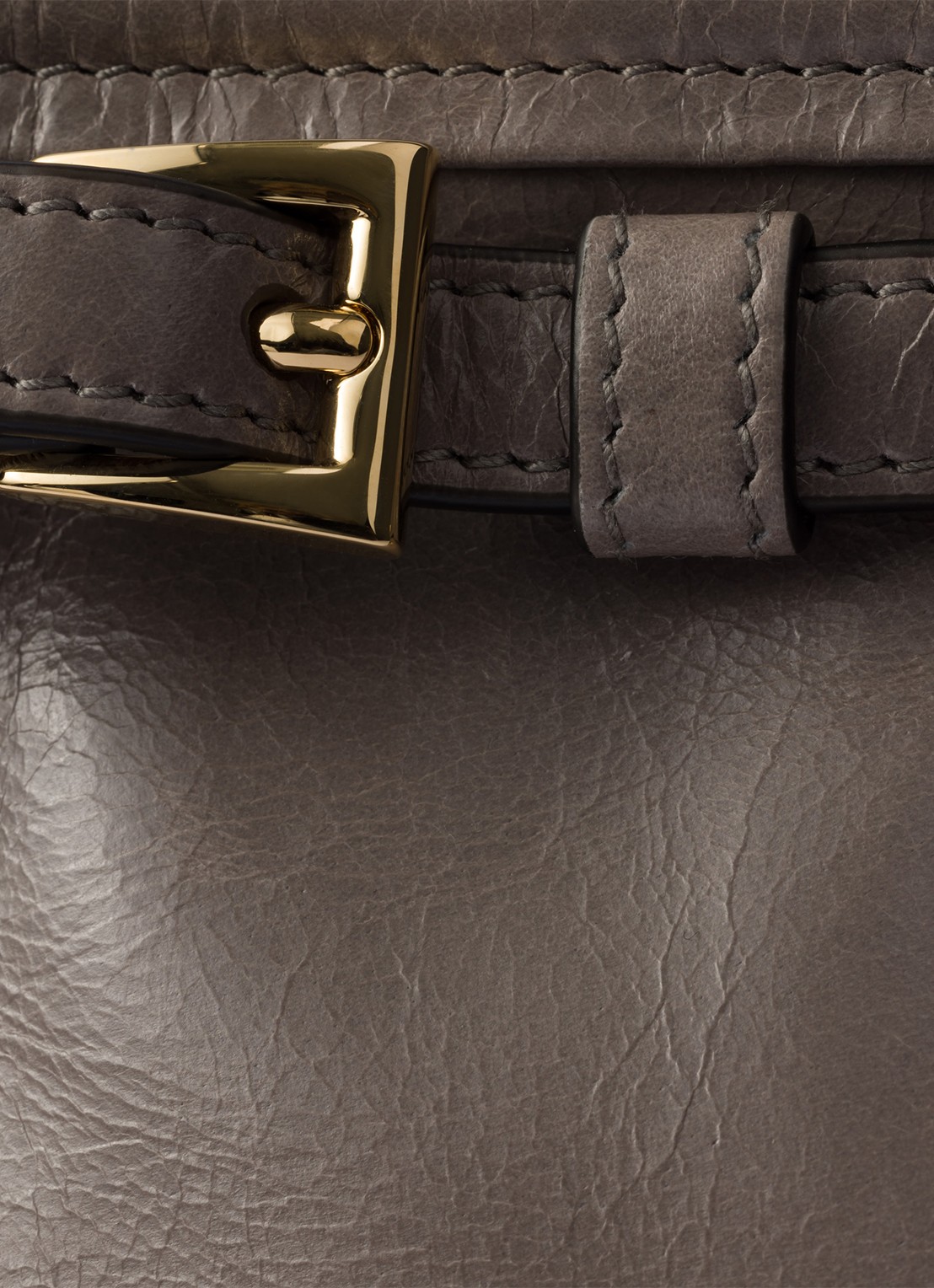 Prada Bonnie Small schoudertas van leer met afneembare schouderriem - detail 6 taupe