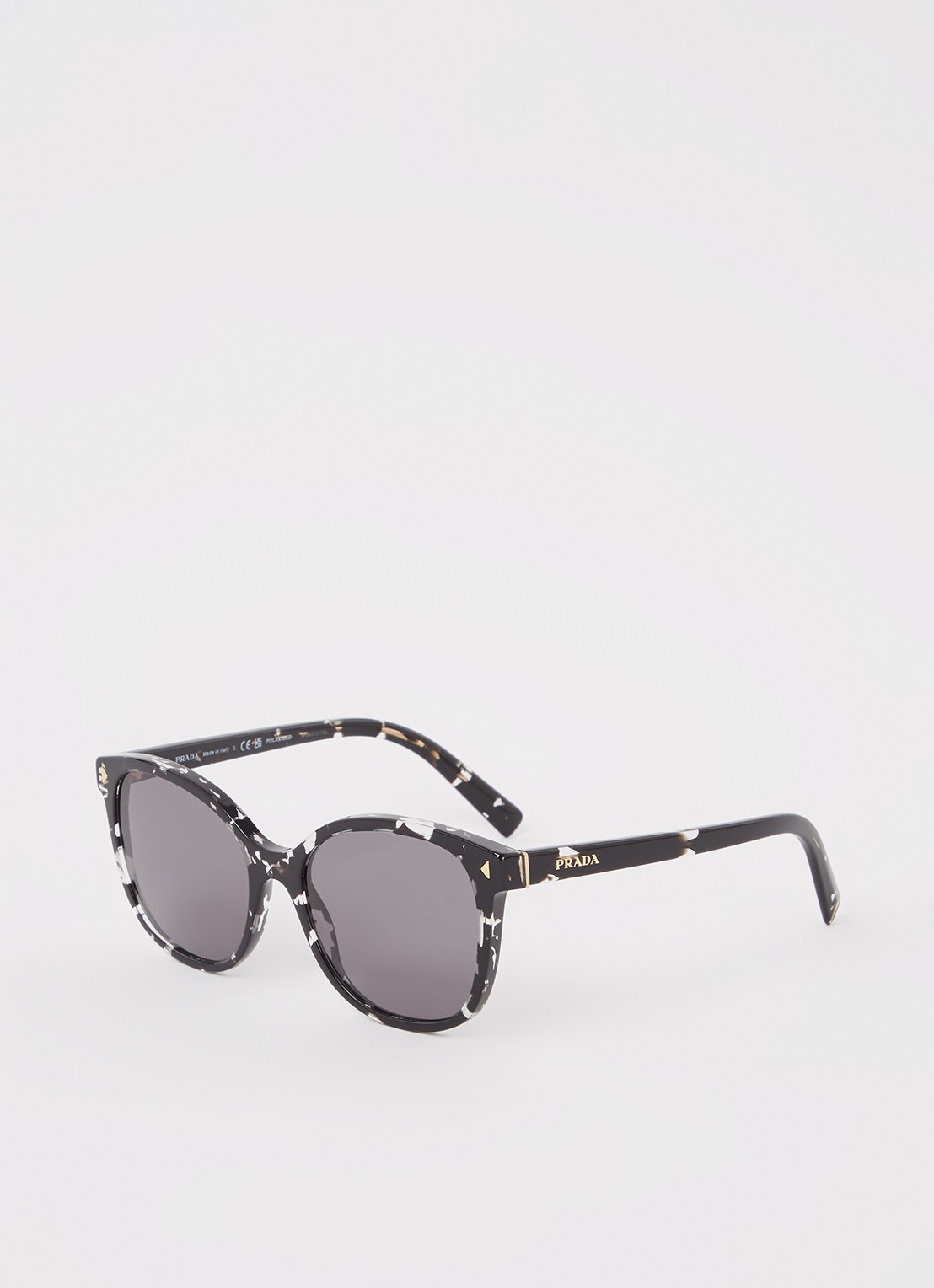 Prada Butterfly zonnebril gepolariseerd PR22ZS - voorkant 4 zwart