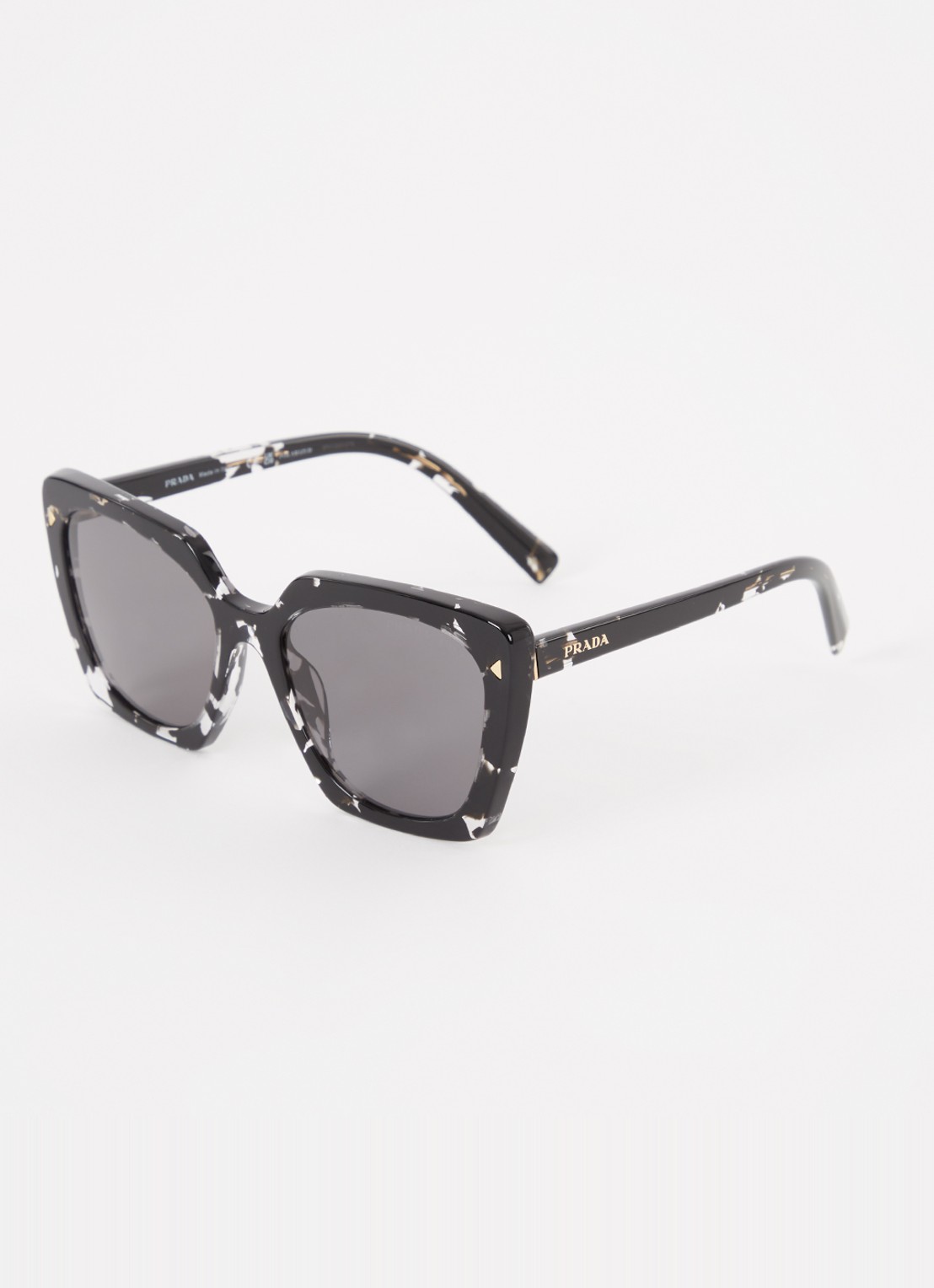 Prada Butterfly zonnebril gepolariseerd PR23ZS - voorkant zwart