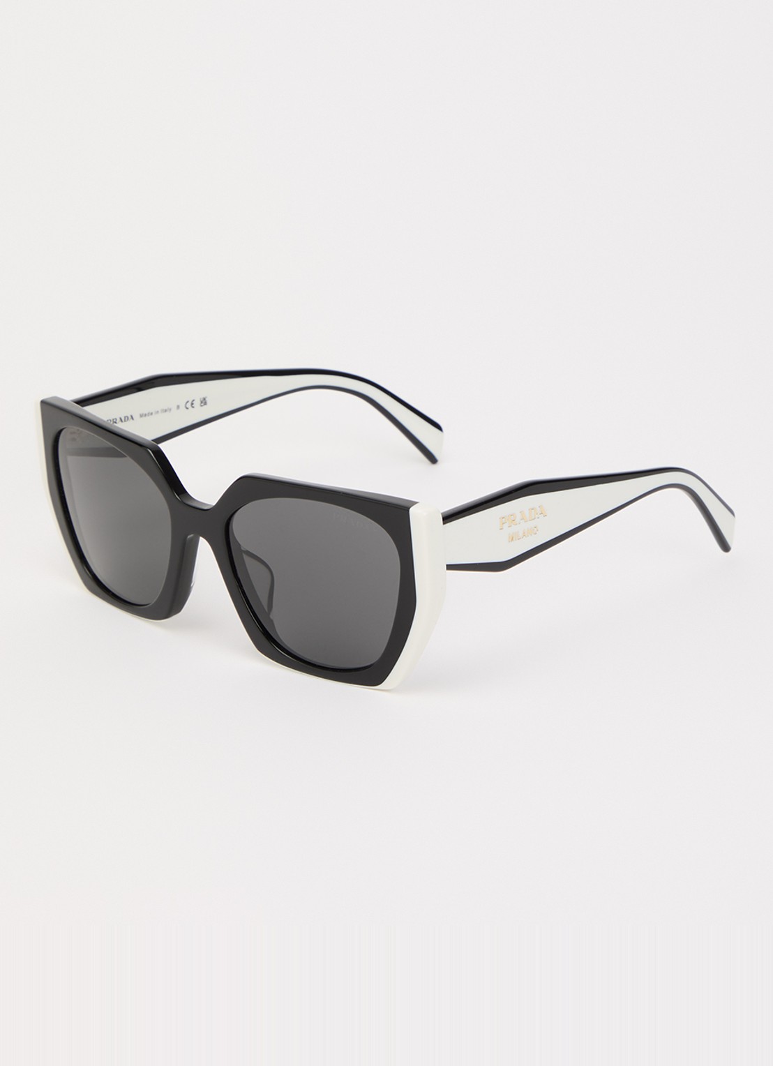 Prada Butterfly zonnebril PR 15WSF - voorkant grijs