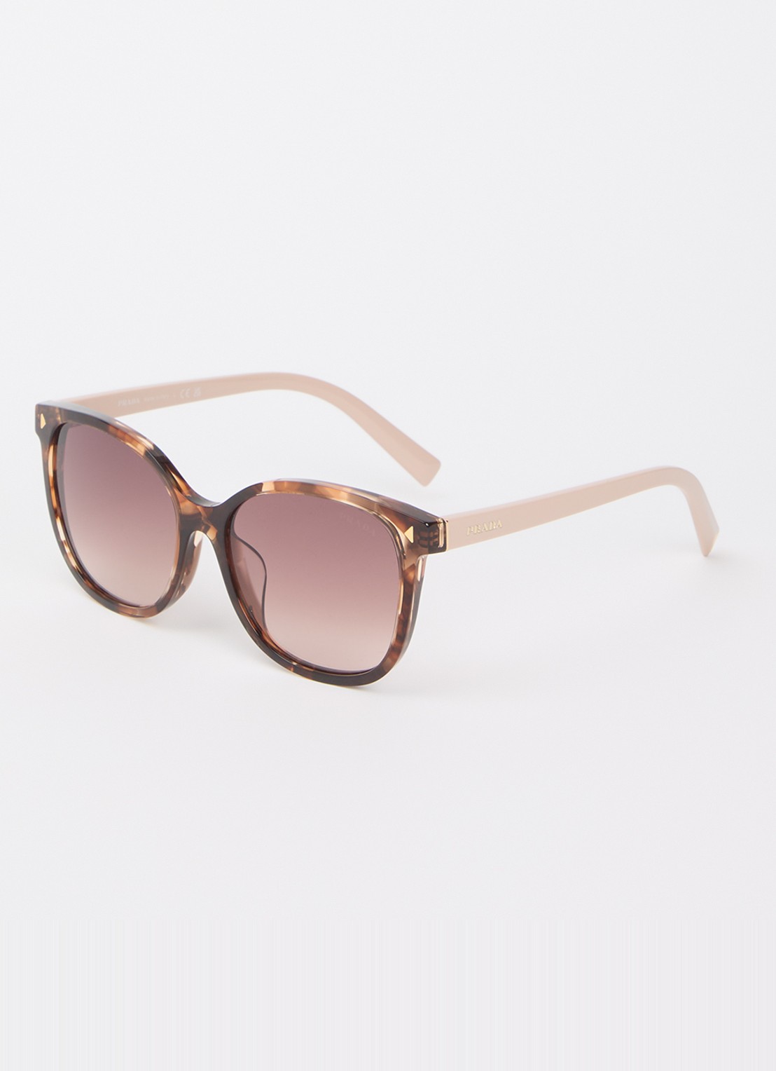 Prada Butterfly zonnebril PR 22ZSF - voorkant oudroze