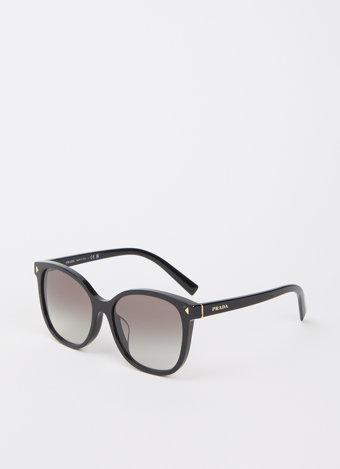 Prada Butterfly zonnebril PR 22ZSF - voorkant zwart