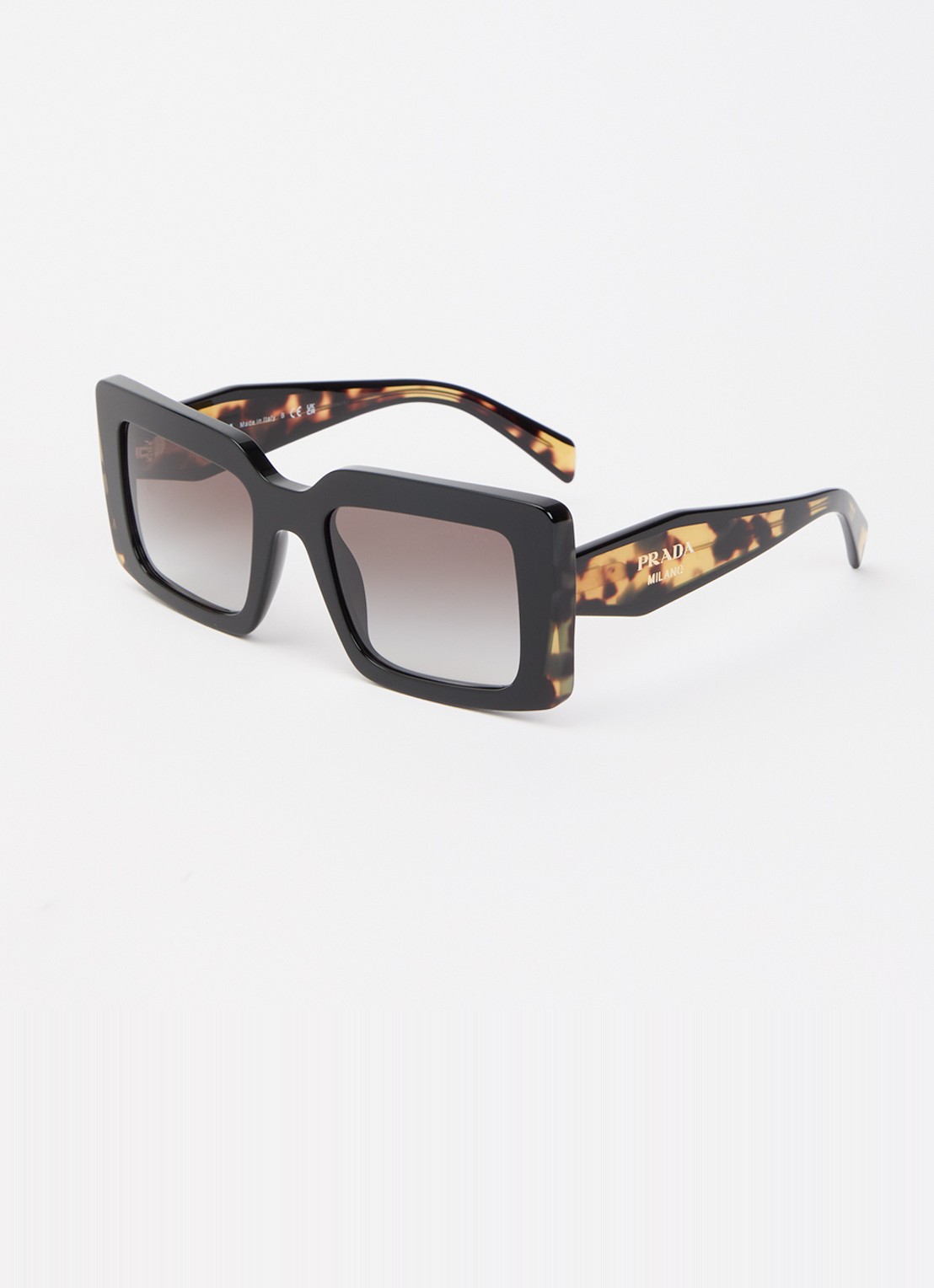 Prada Butterfly zonnebril PR D01S - voorkant 4 zwart