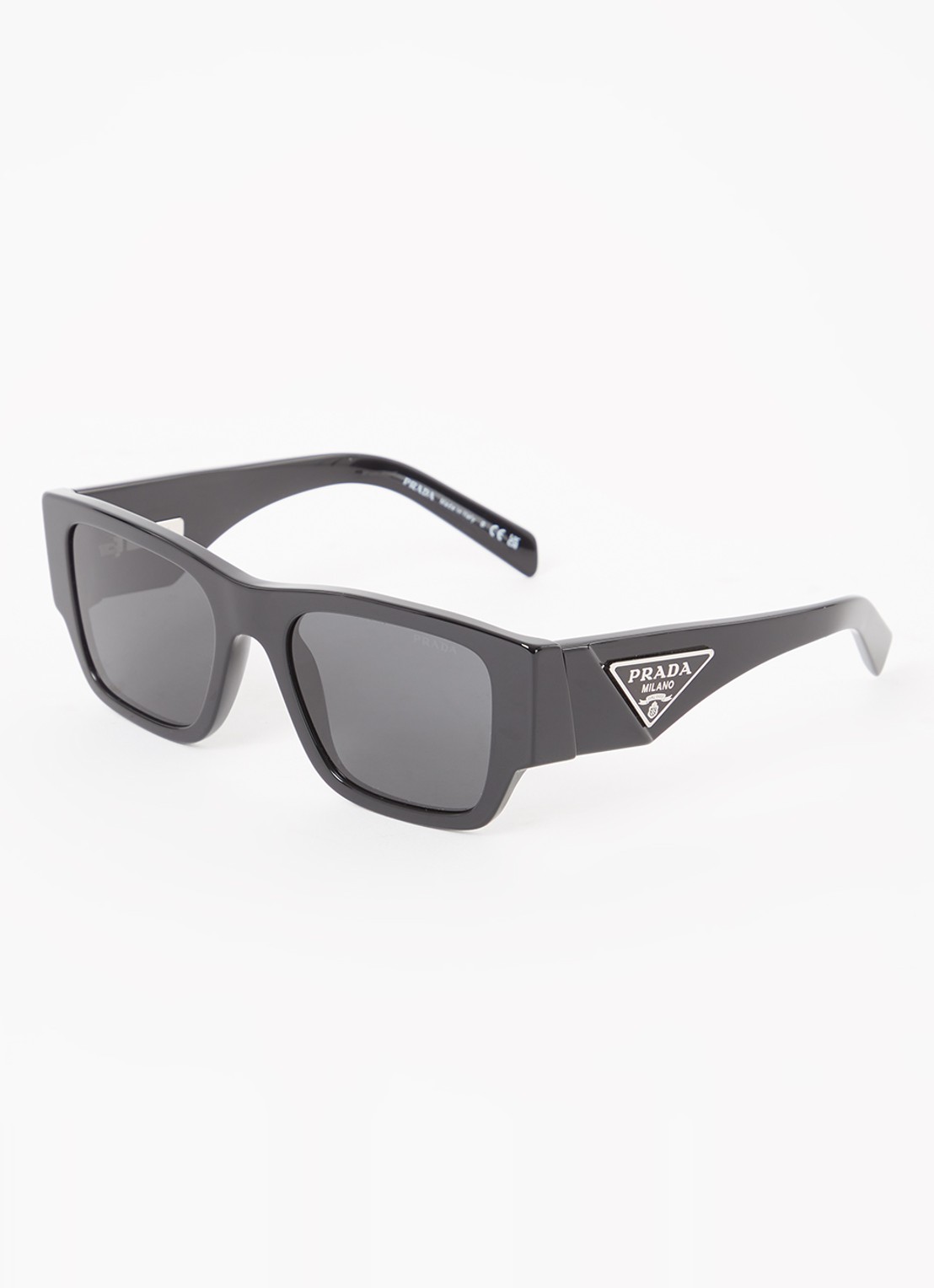 Prada Butterfly zonnebril PR10ZS   - voorkant 4 zwart