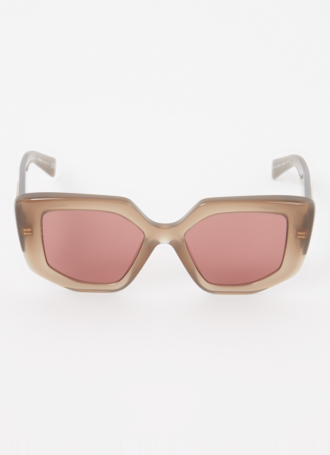 Prada Butterfly zonnebril PR14ZS  - detail 3 lichtbruin