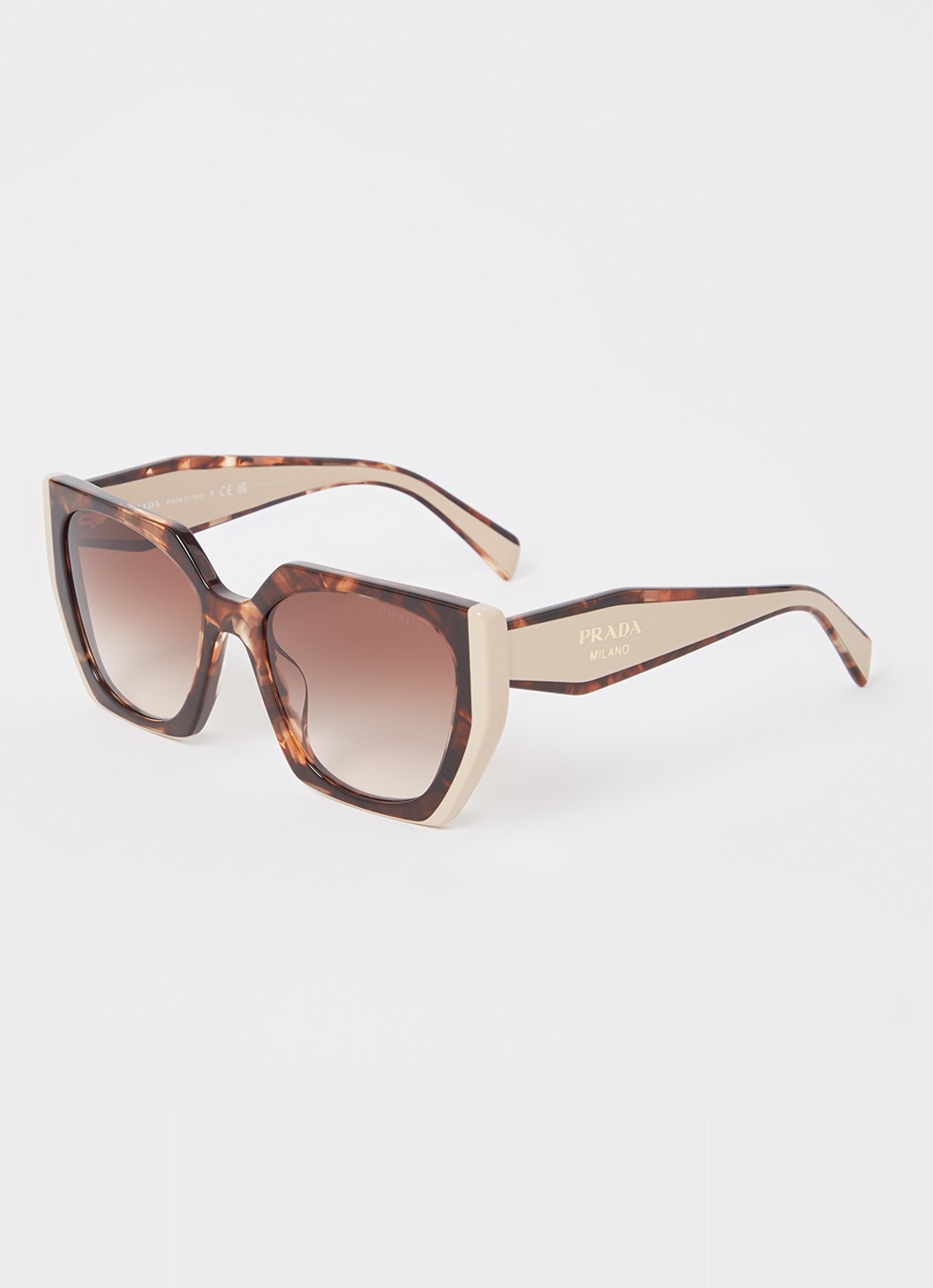 Prada Butterfly zonnebril PR15WS - voorkant 4 beige