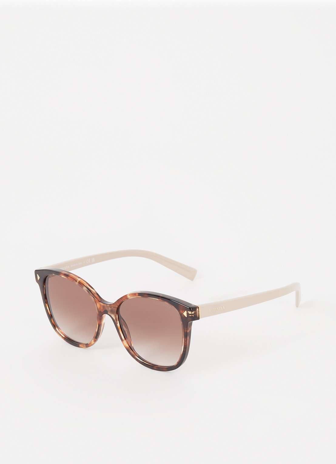 Prada Butterfly zonnebril PR22ZS - voorkant bruin