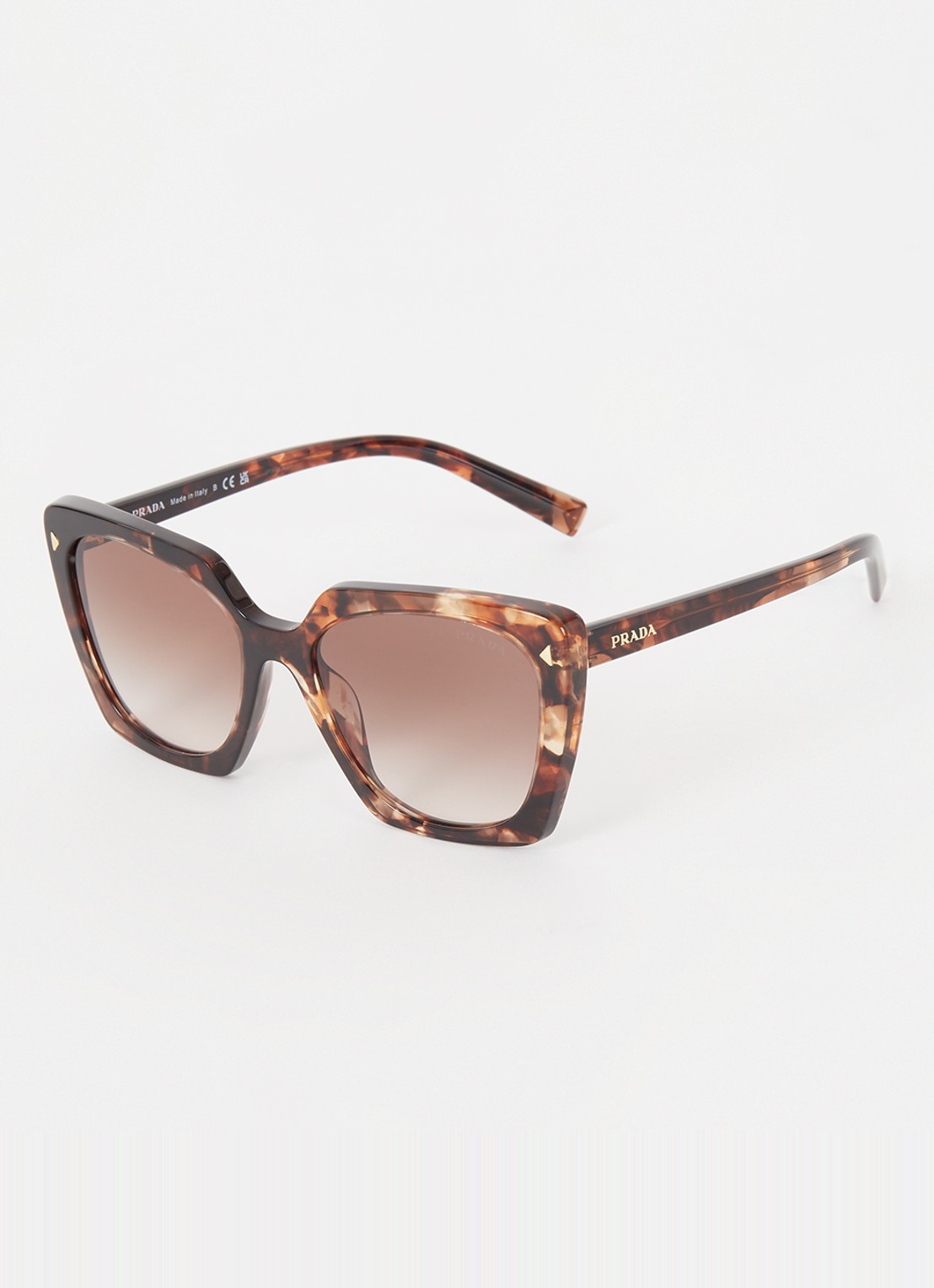 Prada Butterfly zonnebril PR23ZS - voorkant 4 bruin