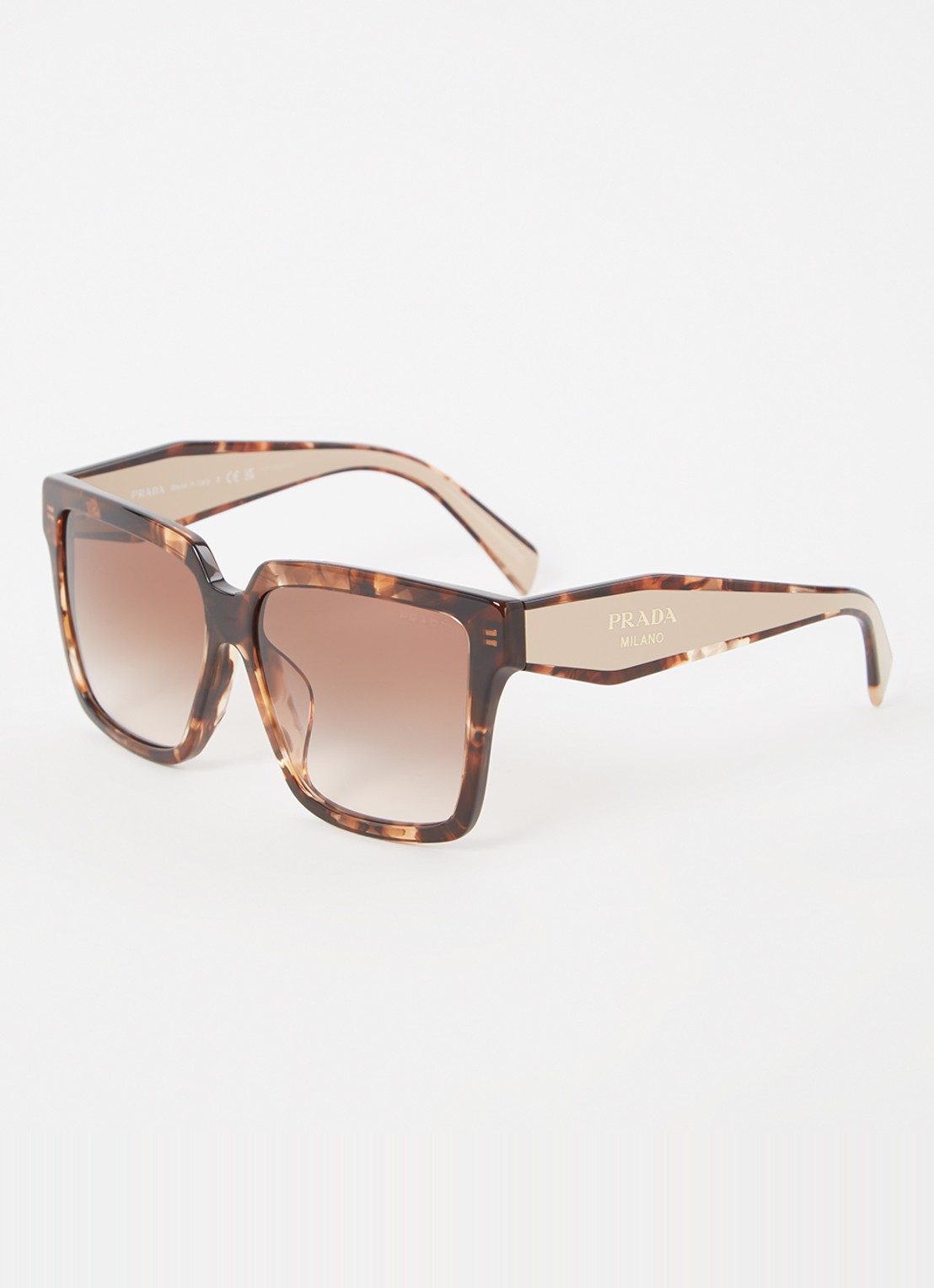 Prada Butterfly zonnebril PR24ZSF - voorkant 4 bruin