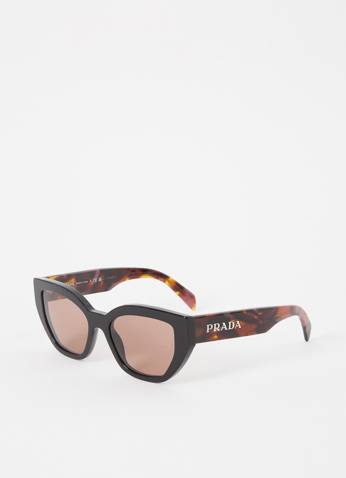 Prada Butterfly zonnebril PRA09S   - voorkant zwart