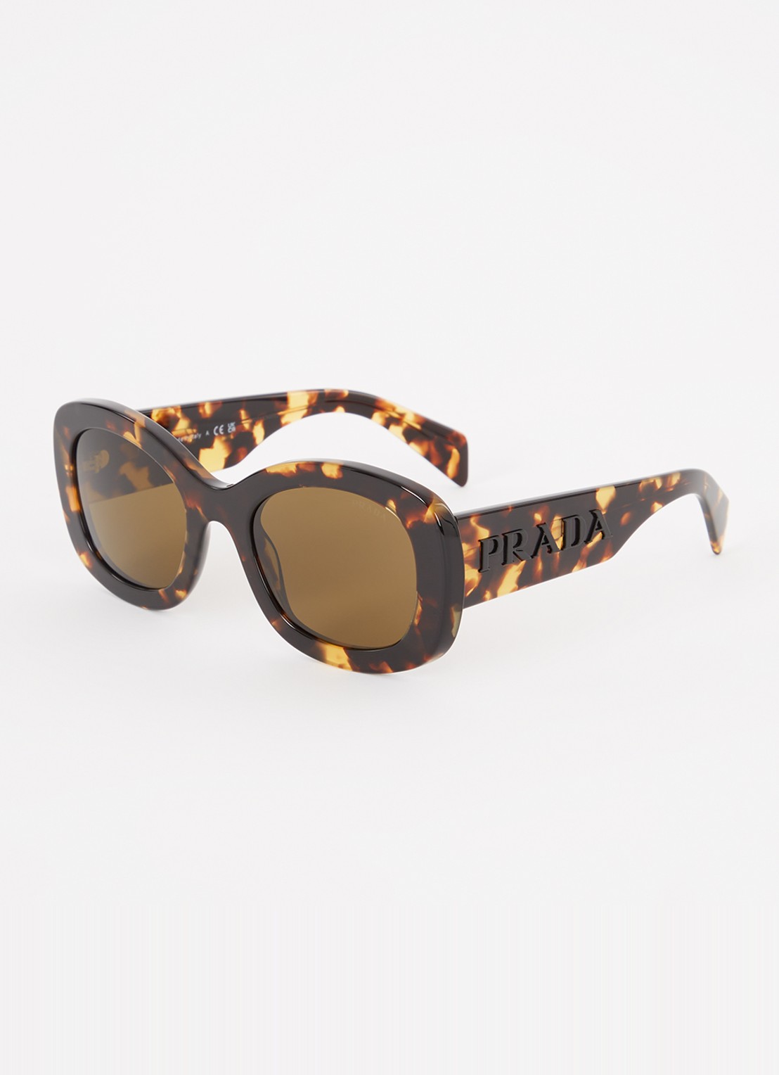 Prada Butterfly zonnebril PRA13S - voorkant bruin