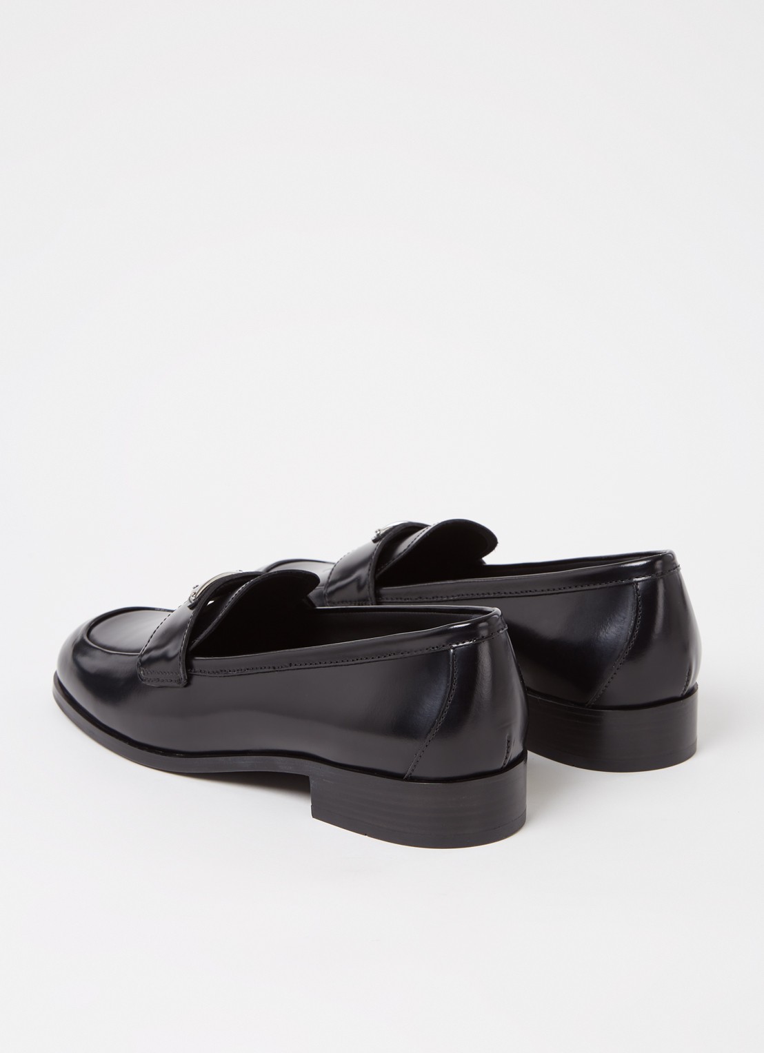 Prada Calzature Donna loafer van leer - detail 4 zwart