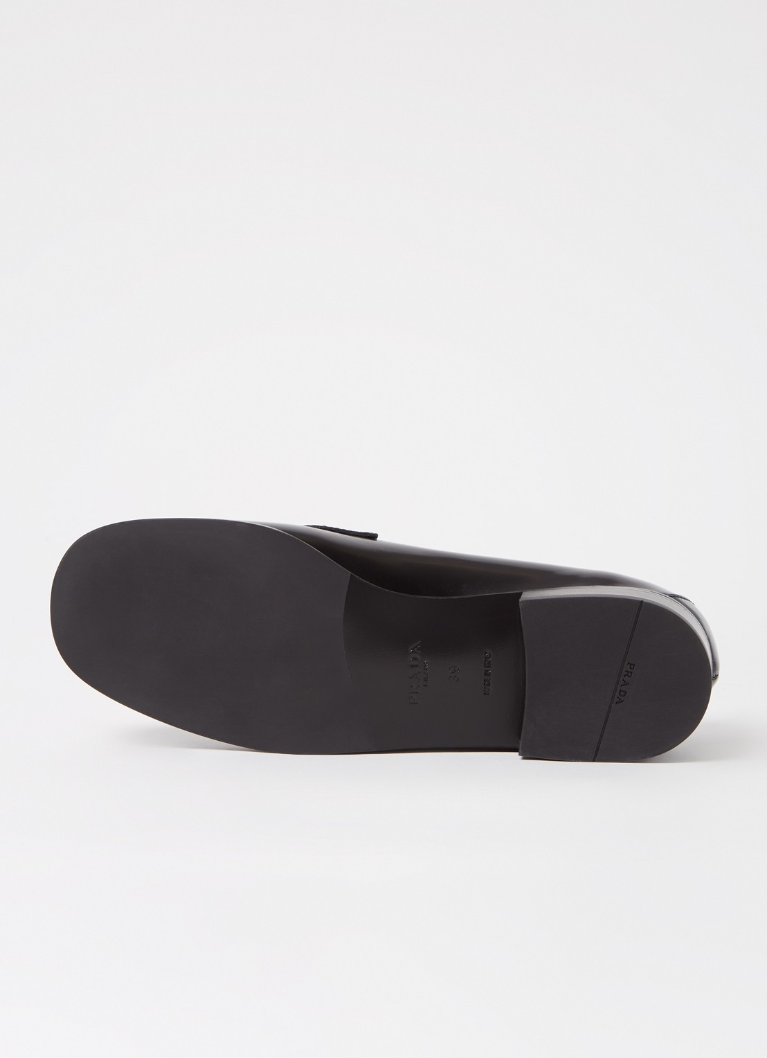 Prada Calzature Donna loafer van leer - detail 7 zwart