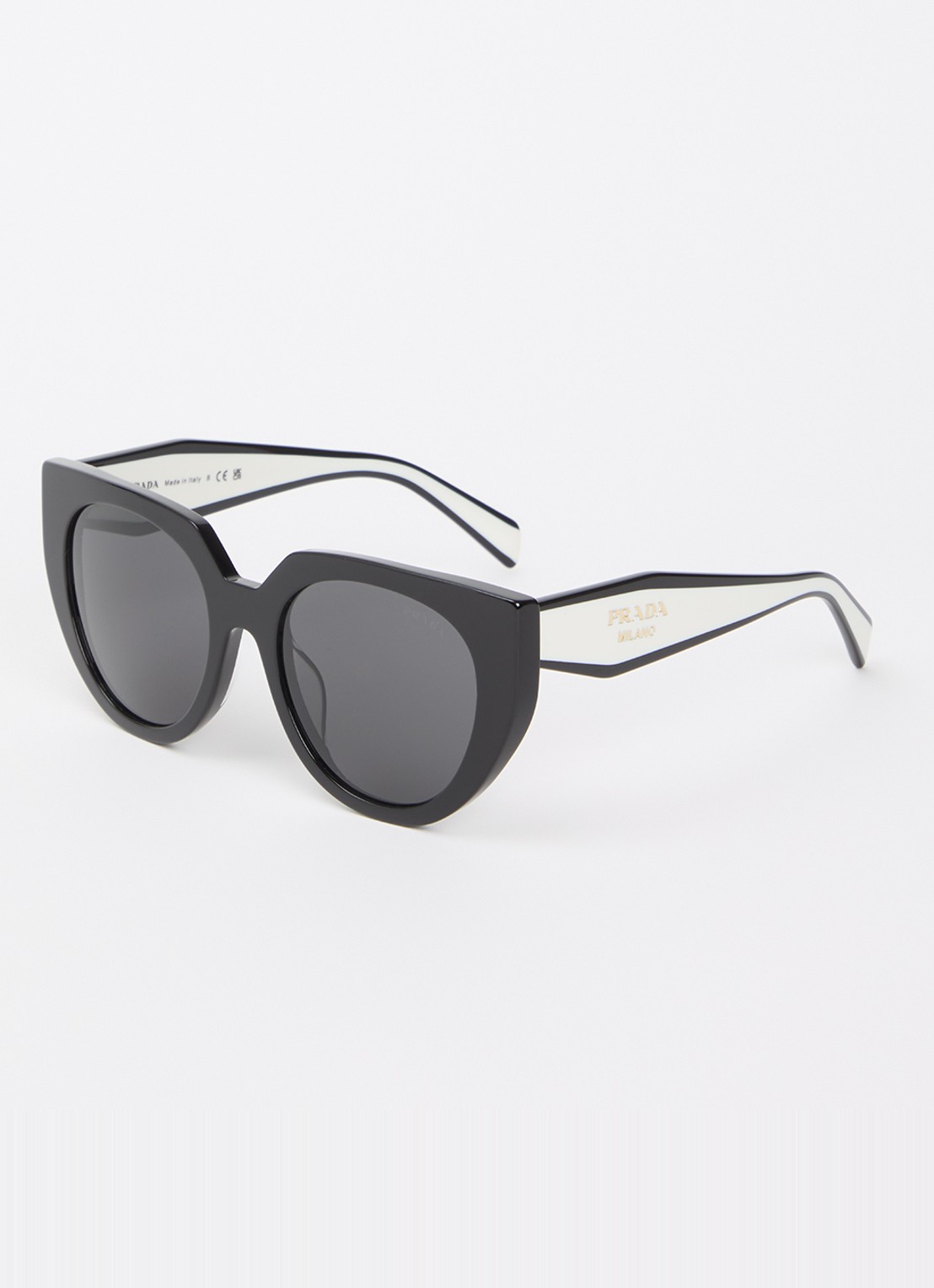 Prada Cat eye zonnebril PR 14WSF - voorkant 4 zwart
