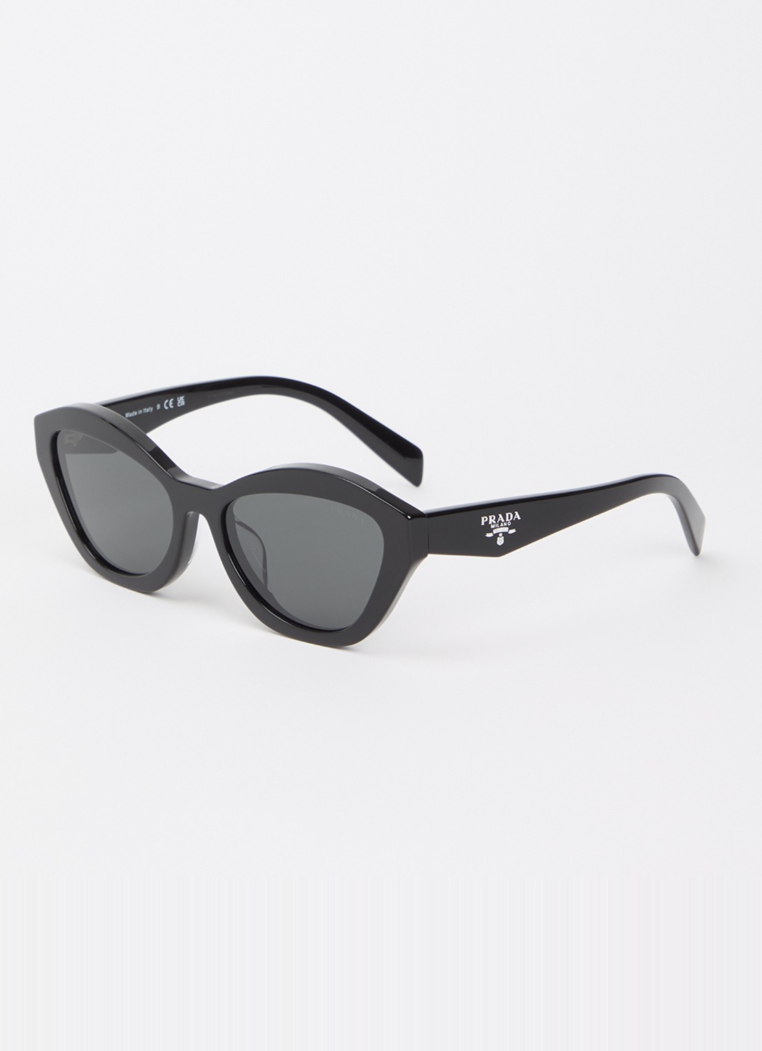 Prada Cat eye zonnebril PR A02SF - voorkant zwart