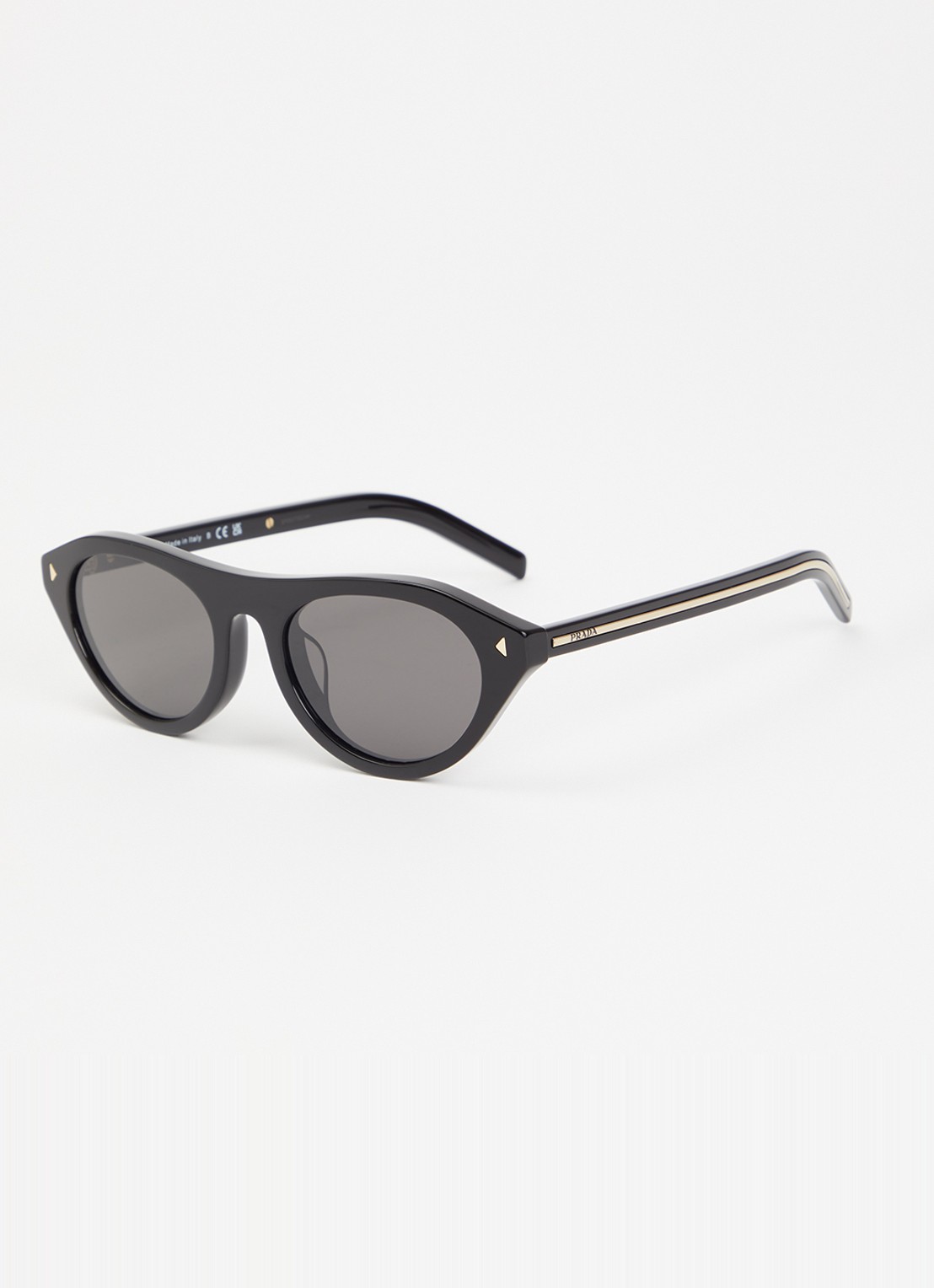 Prada Cat Eye zonnebril PR B15SF - voorkant zwart