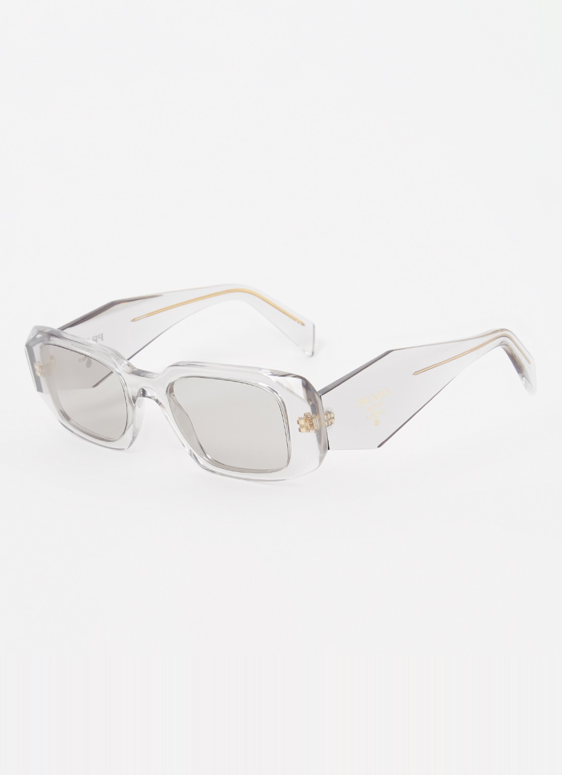 Prada Cat Eye zonnebril PR17WS - voorkant transparant