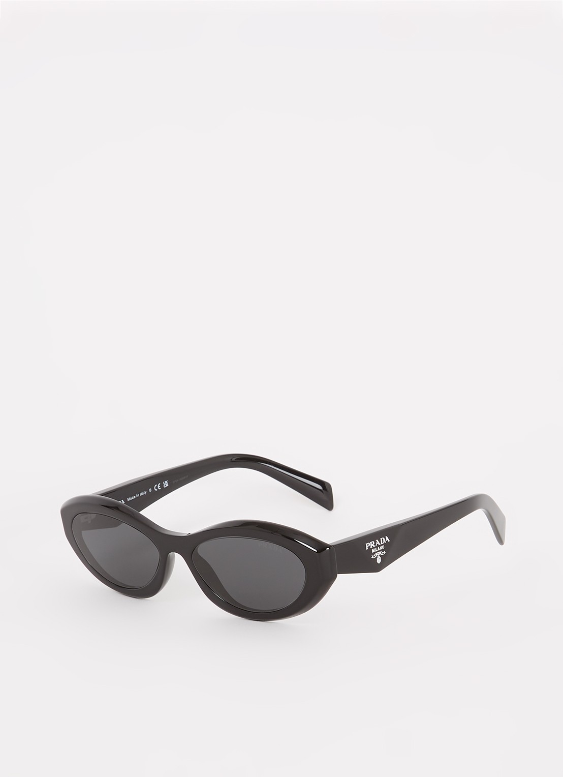 Prada Cat Eye zonnebril PR26ZS - voorkant zwart