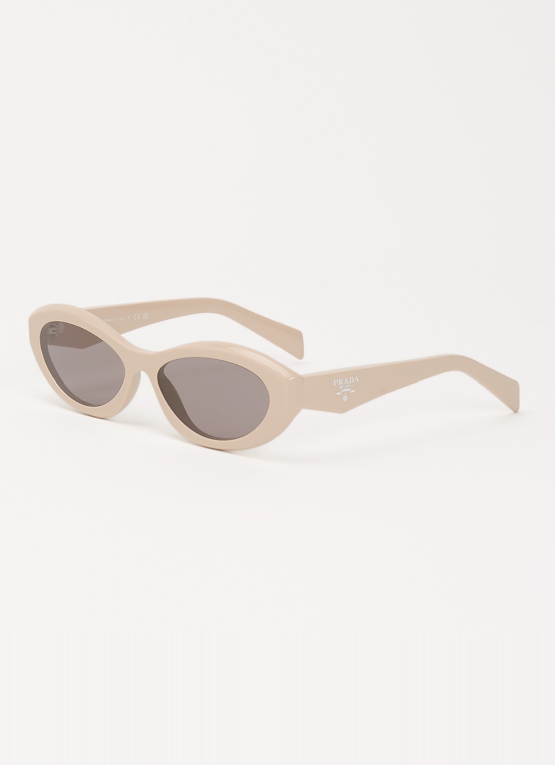Prada Cat Eye zonnebril PR26ZS - voorkant 4 creme
