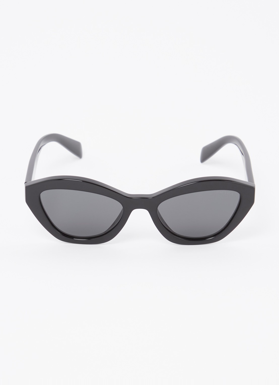 Prada Cat Eye zonnebril PRA02S - detail 3 zwart