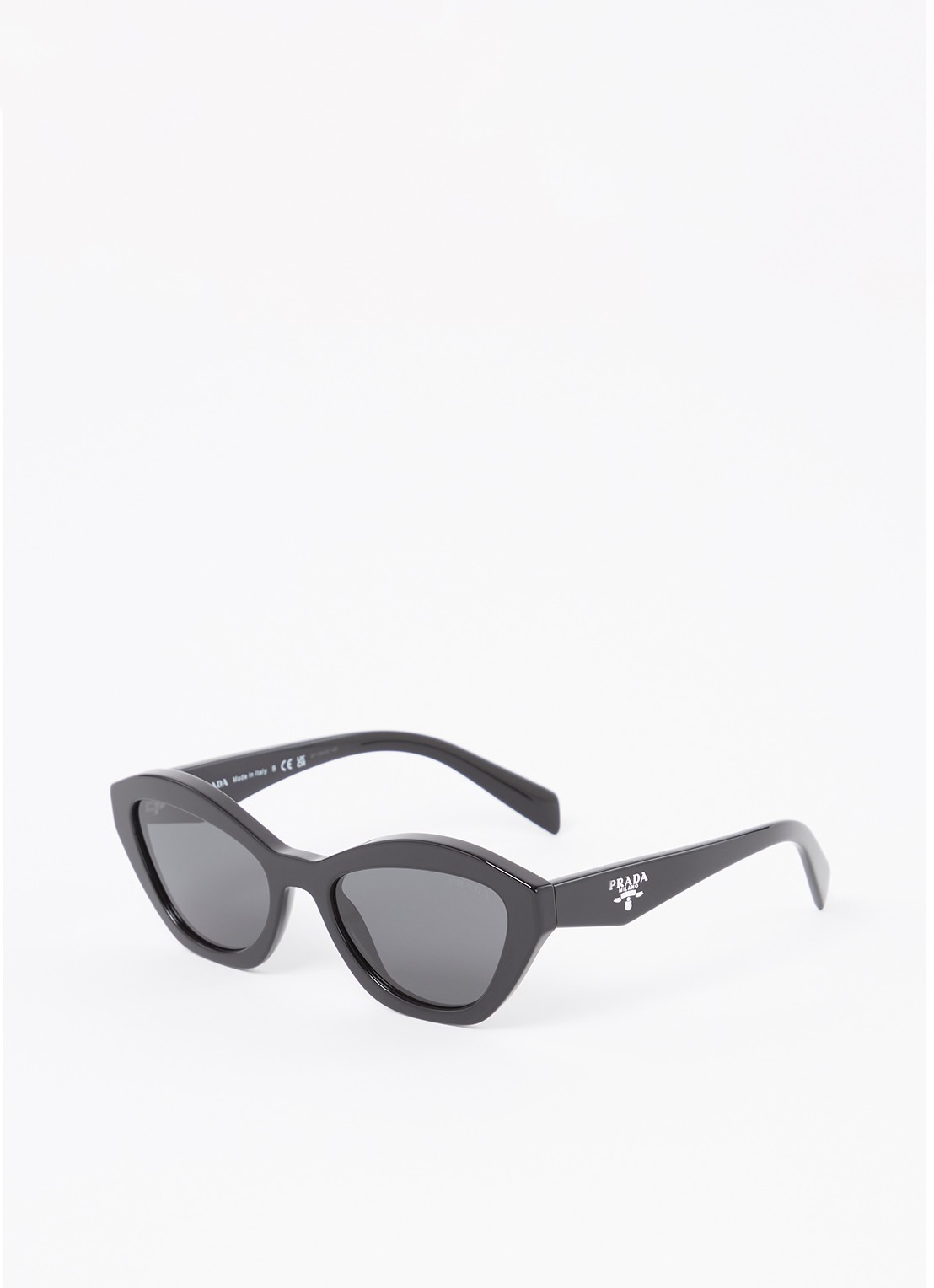 Prada Cat Eye zonnebril PRA02S - voorkant zwart