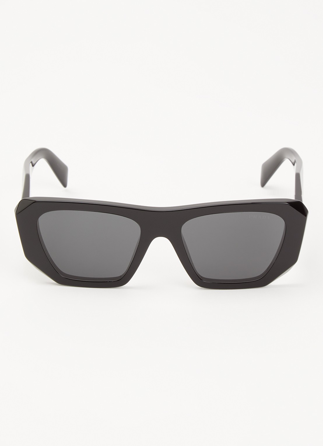 Prada Cat Eye zonnebril PRB18S - detail 2 zwart