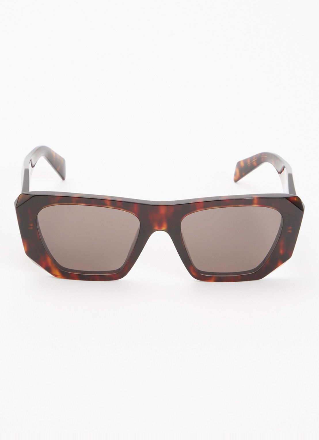 Prada Cat Eye zonnebril PRB18S - detail donkerbruin