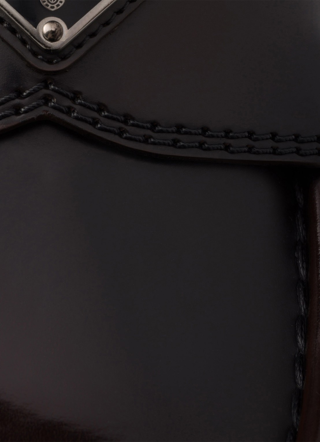 Prada Chocolate loafer van leer - detail 7 donkerbruin