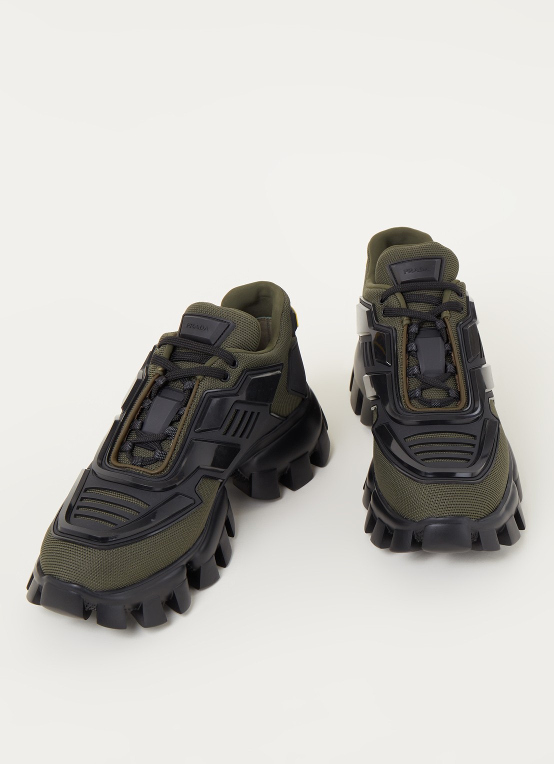 Prada Cloudbust Thunder sneaker met mesh details - detail 3 groen
