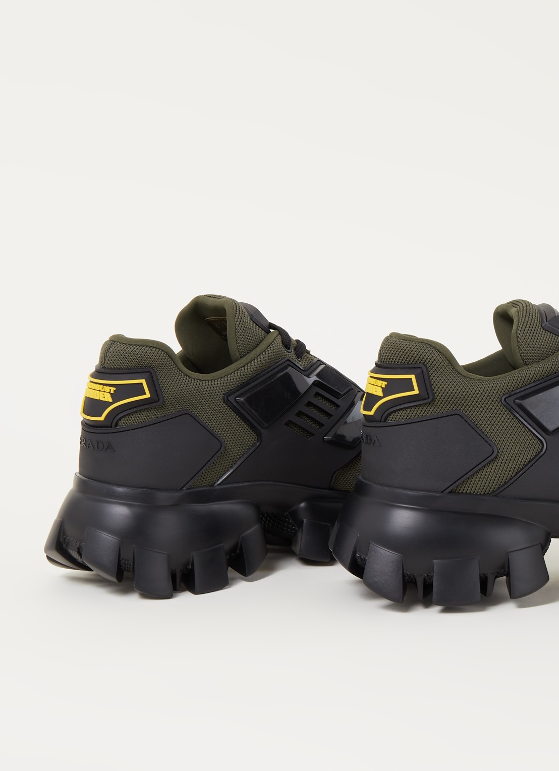 Prada Cloudbust Thunder sneaker met mesh details - detail 4 groen