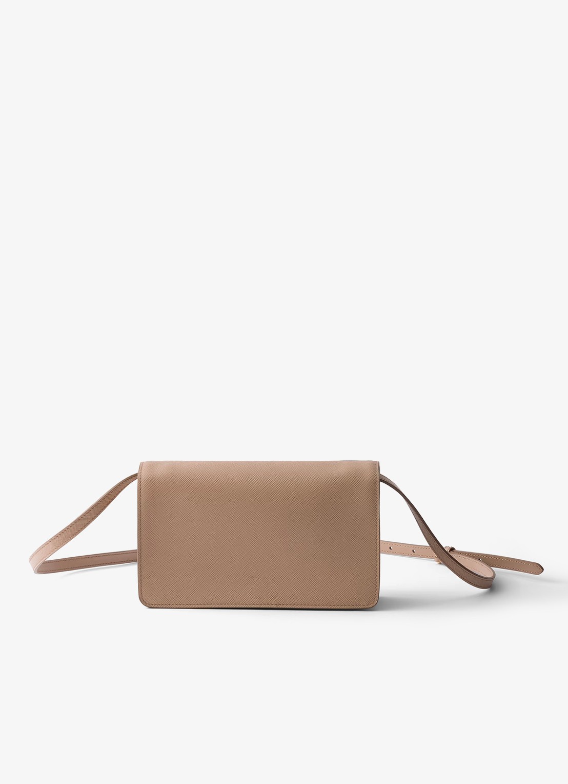 Prada Crossbodytas van kalfsleer - achterkant 3 lichtbruin