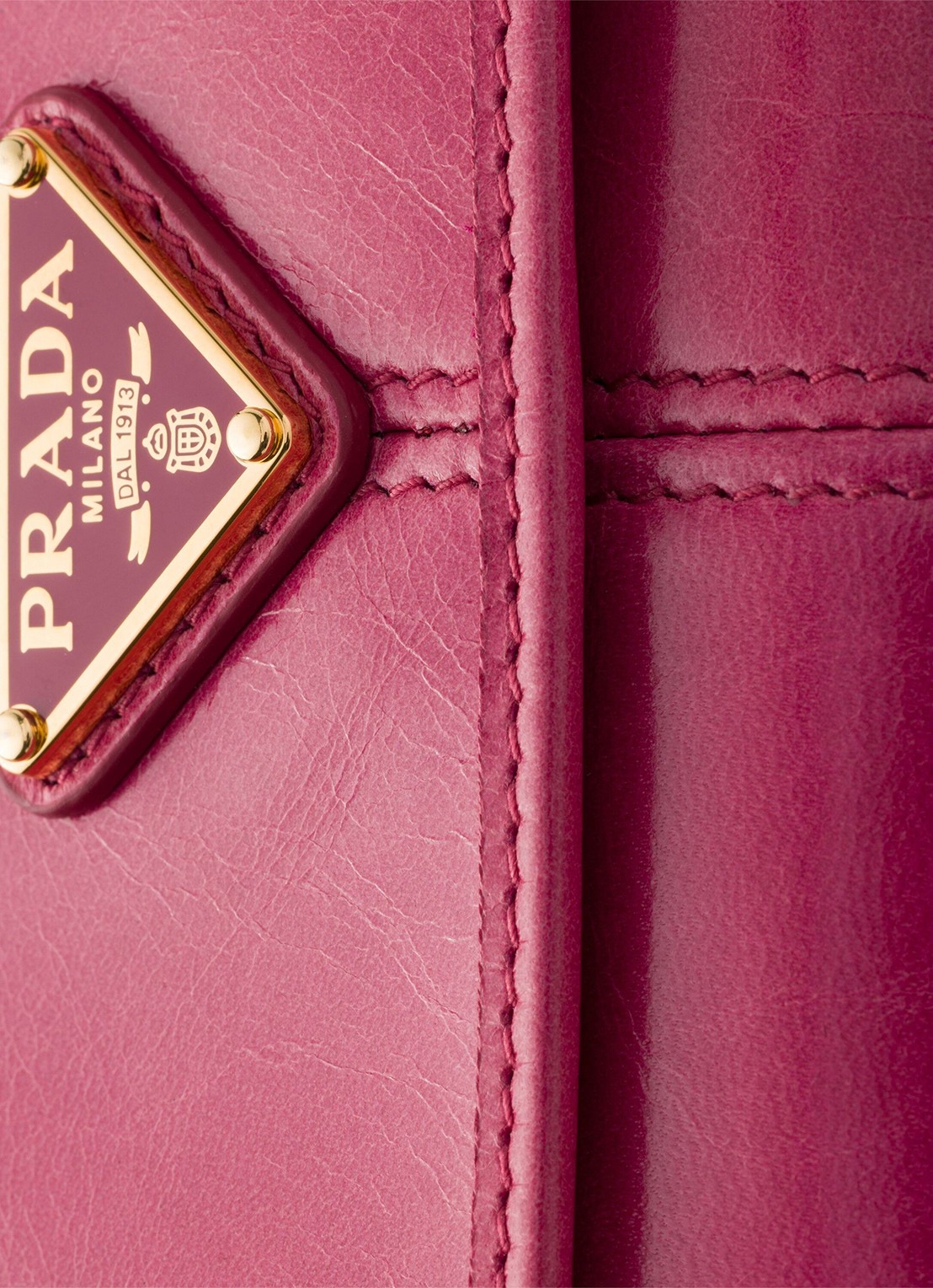 Prada Crossbodytas van kalfsleer - detail 5 roze